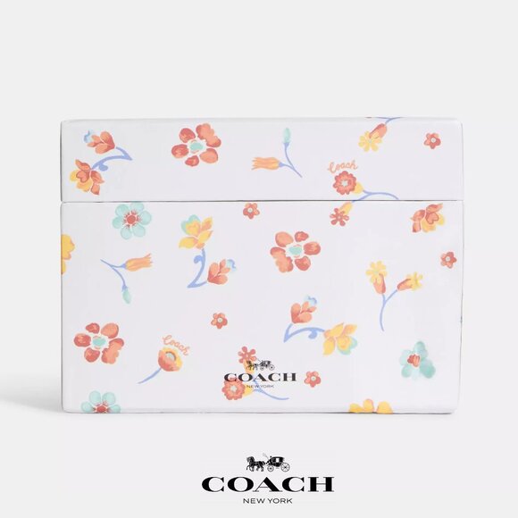 🥰 Coach Boxed Notecards With Mystical Floral Print - Picture 2 of 5